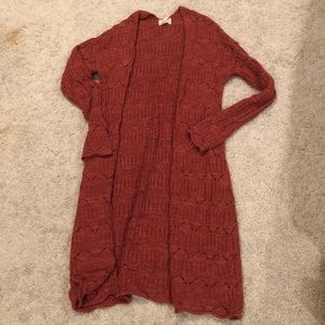 Orange Cardigan
